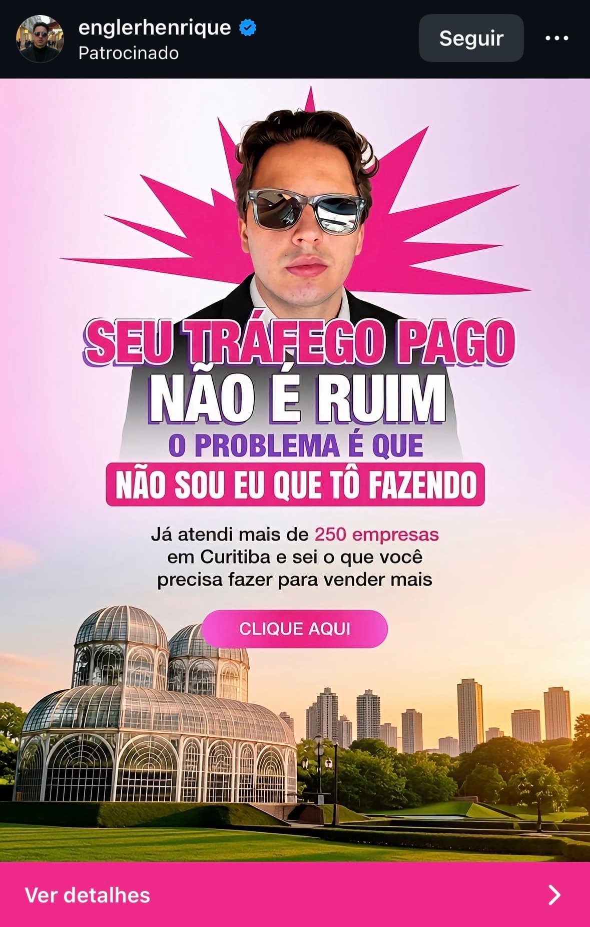 Anúncio de Engler Henrique — Quebra de Padrão