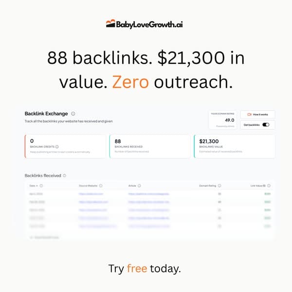 Anúncio de BabyLoveGrowth.ai — SaaS