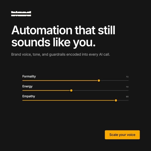 Anúncio de Bland AI — Agentes de IA