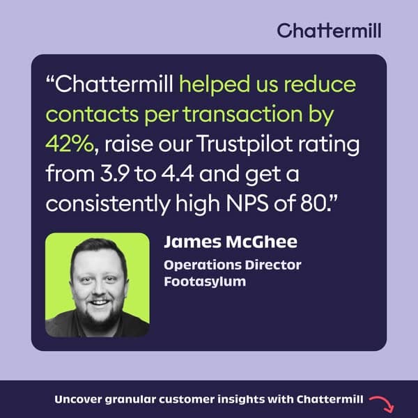 Anúncio de Chattermill — SaaS