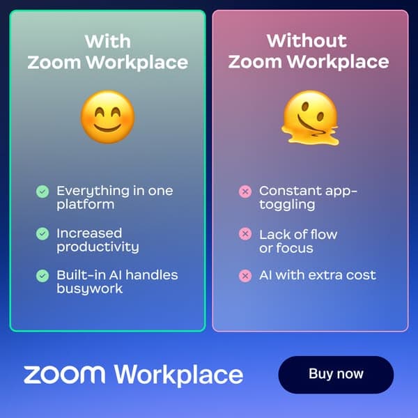 Anúncio de Zoom — SaaS